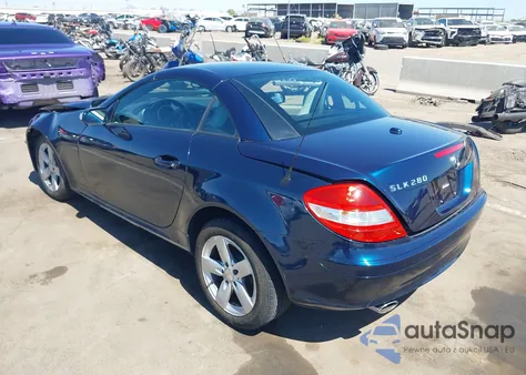 2007 Mercedes-Benz Slk 280 from USA, damaged, VIN WDBWK54F77F149673